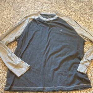 Men's Nautical Long Sleeved Baseball Tee